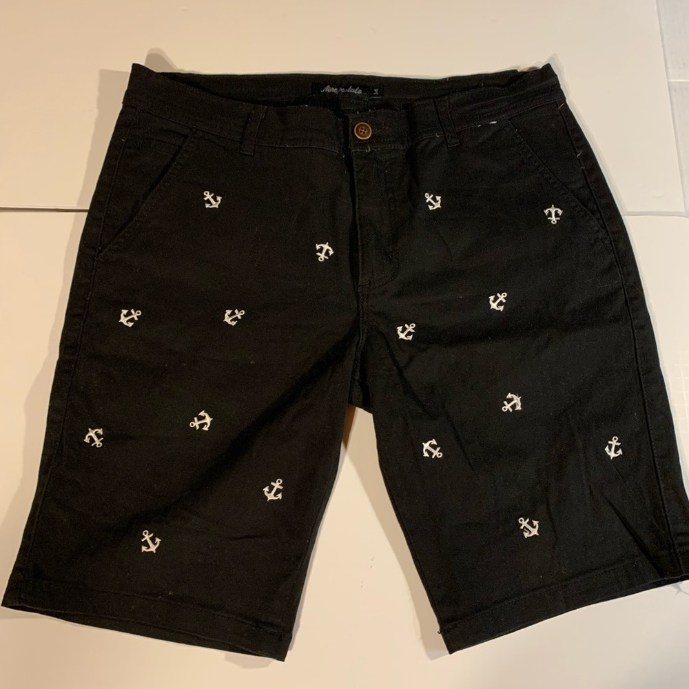 Mens Aeropostale Nautical Shorts with anchors size 34 w